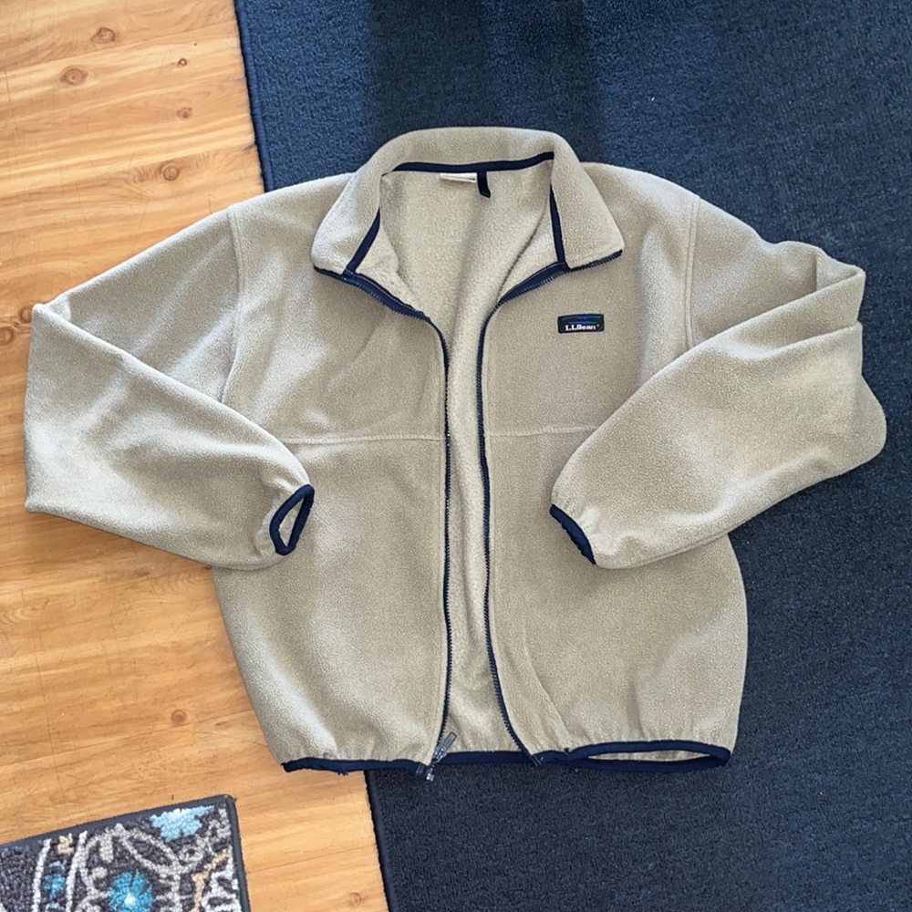 LL Bean beige jacket - Men’s medium